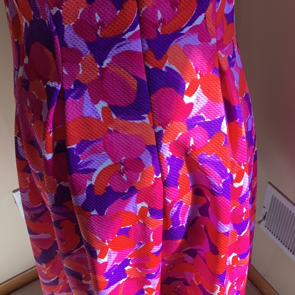 Ladies, beautiful, pink, and purple and orange, multi colored dress - Picture 5 of 6